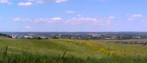 Panorama de campagne dans le sedanais