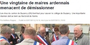 Une vingtaine de maires ardennais menacent de démissionner