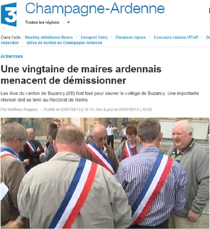 Une vingtaine de maires ardennais menacent de démissionner